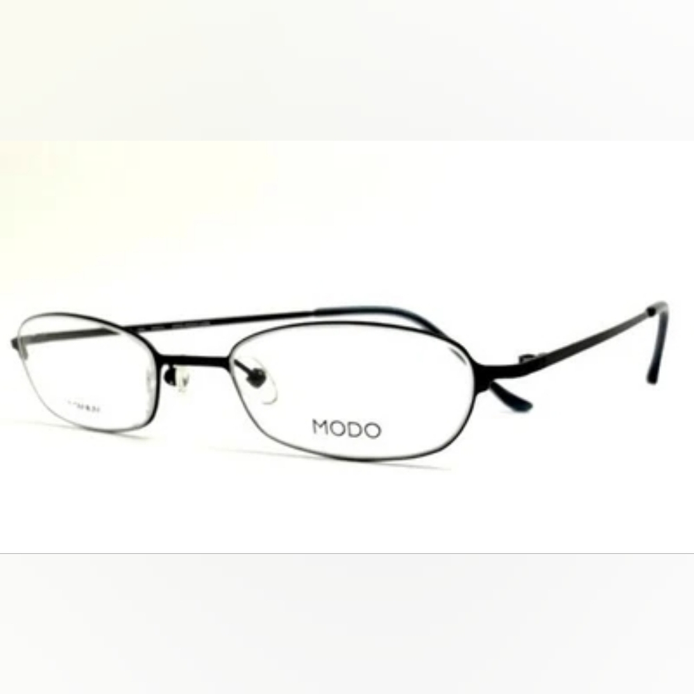 MODO Titanium Rectangular Eyeglasses in Color MPLUM Model MOD 1062 Size 49-19
